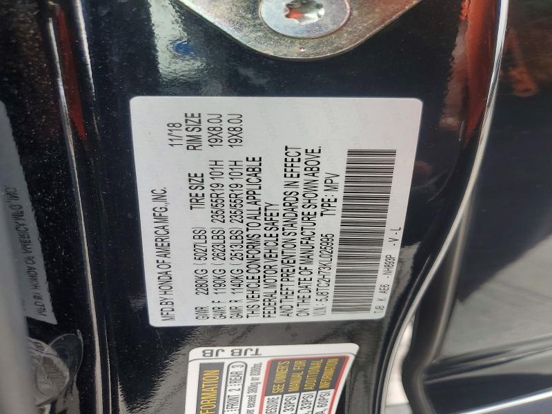 Aukcja sprzedaży 2019 Acura Rdx, vin: 5J8TC2H73KL025995, numer aukcji: 58141356