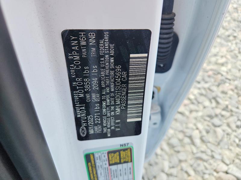 Продажа на аукционе авто 2025 Hyundai Elantra, vin: KMHLM4DG1SU045696, номер лота: 56790096