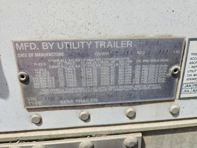 Aukcja sprzedaży 2007 Utility Trailer Manufacture Trailer, vin: 1UYVS24867M917511, numer aukcji: 57245566