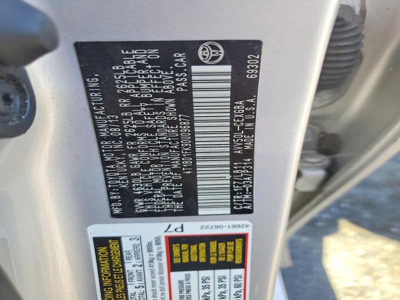 Aukcja sprzedaży 2013 Toyota Camry Hybrid, vin: 4T1BD1FK9DU096877, numer aukcji: 57203616