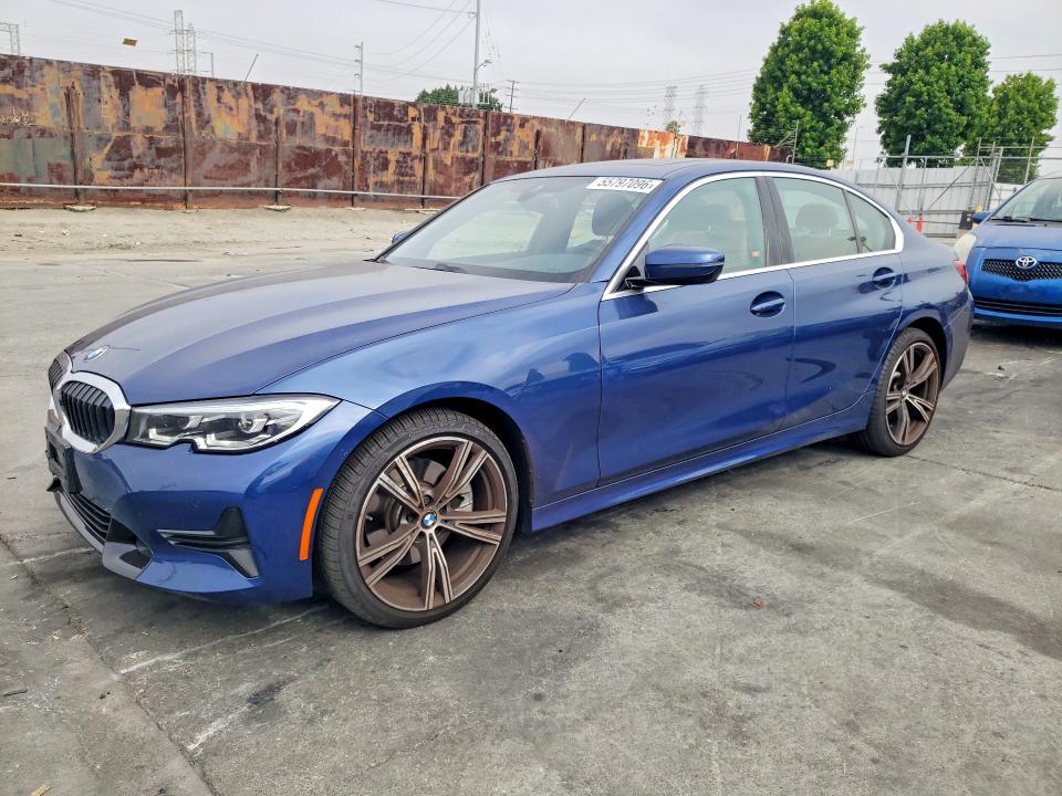 2022 Bmw 330i მანქანა იყიდება აუქციონზე, vin: 3MW5R1J06N8C52202, აუქციონის ნომერი: 55797096