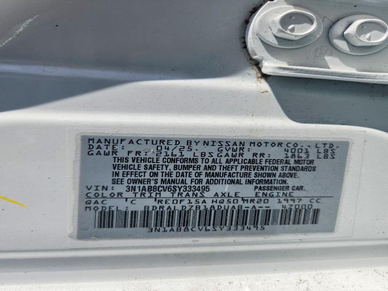 Продаж на аукціоні авто 2025 Nissan Sentra, vin: 3N1AB8CV6SY333495, номер лоту: 58582936