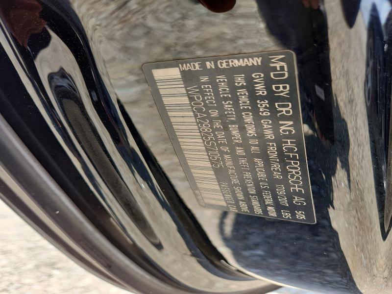 Продажа на аукционе авто 2005 Porsche Boxster, vin: WP0CA29825S710575, номер лота: 55468306