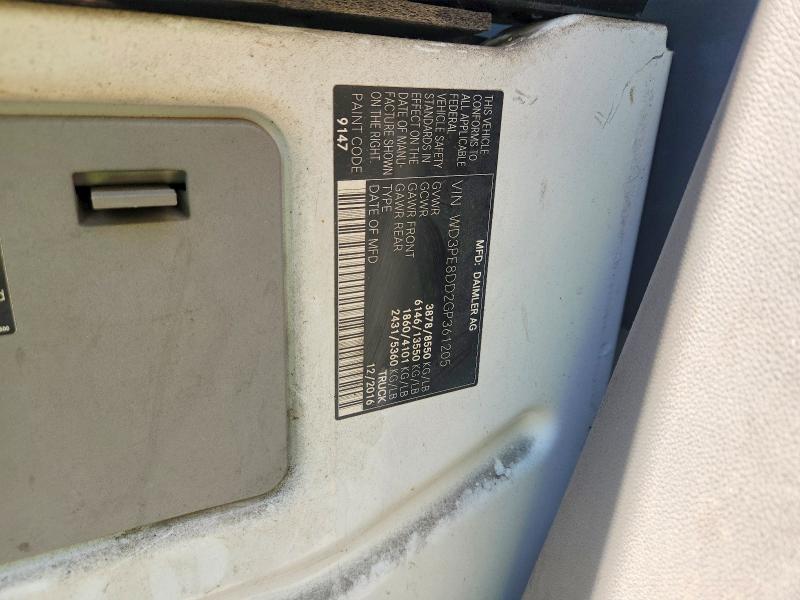 Aukcja sprzedaży 2016 Mercedes-benz Sprinter, vin: WD3PE8DD2GP361205, numer aukcji: 63257226
