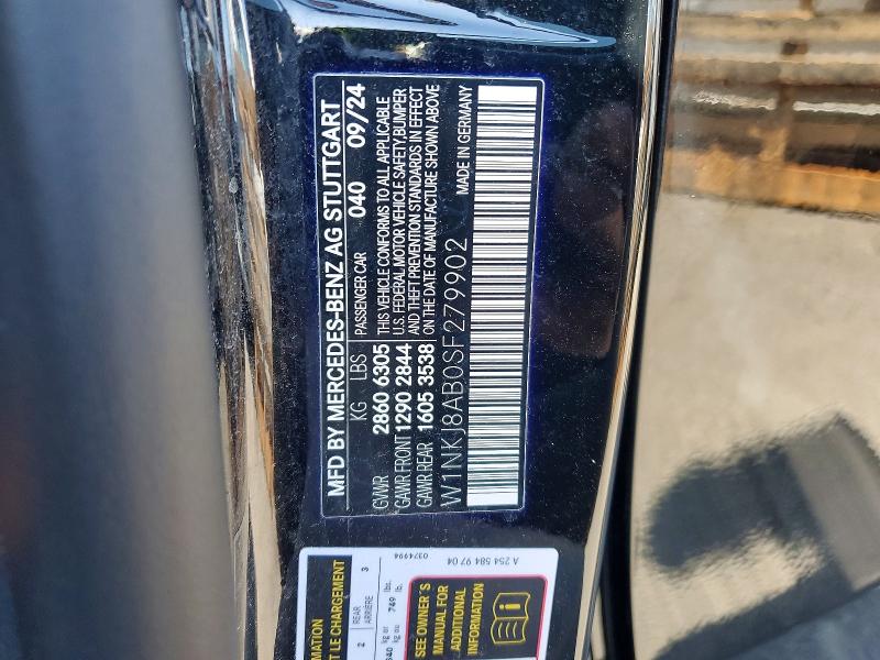 Aukcja sprzedaży 2025 Mercedes-benz Glc Coupe, vin: W1NKJ8AB0SF279902, numer aukcji: 49762406