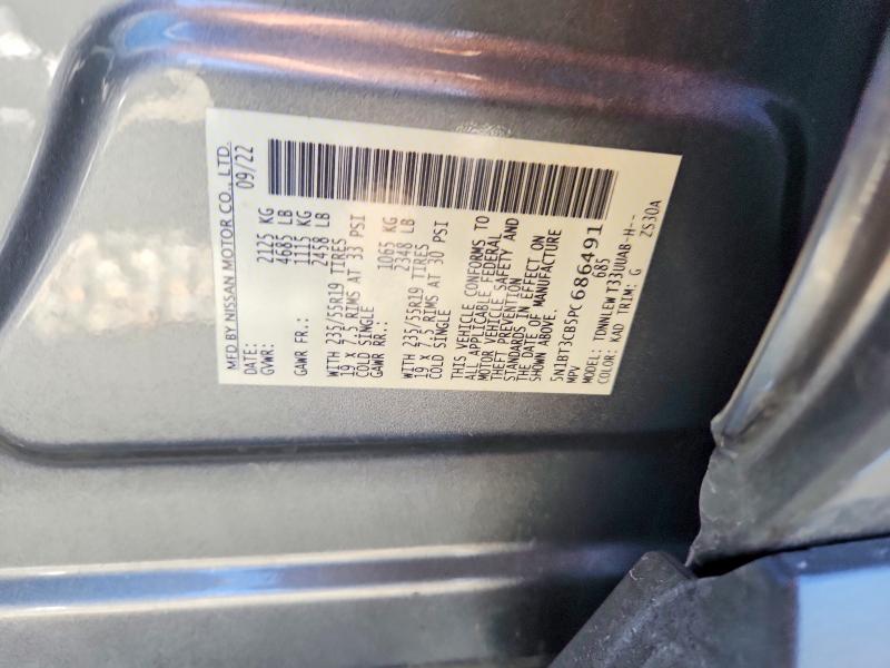 2023 Nissan Rogue მანქანა იყიდება აუქციონზე, vin: 5N1BT3CB5PC686491, აუქციონის ნომერი: 57234726