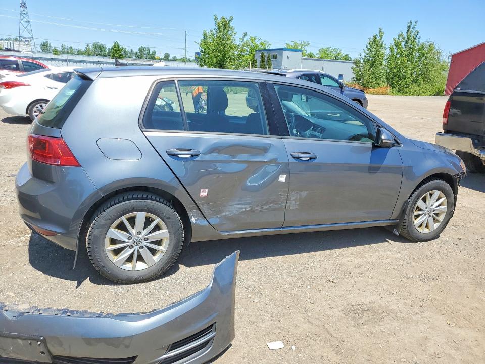 55200606 :رقم المزاد ، 3VW117AU4HM014632 vin ، 2017 Volkswagen Golf مزاد بيع