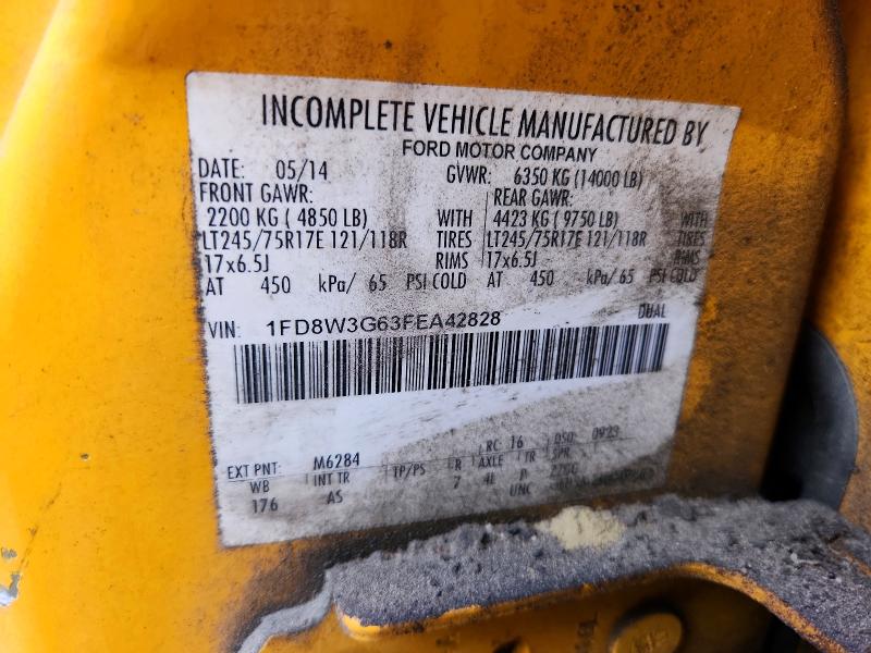 2015 Ford F350 მანქანა იყიდება აუქციონზე, vin: 1FD8W3G63FEA42828, აუქციონის ნომერი: 58531216