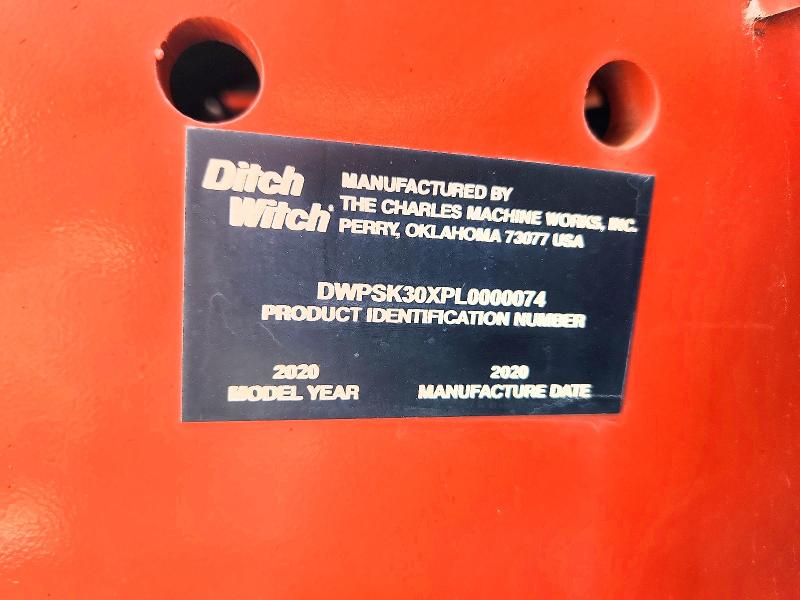Продаж на аукціоні авто 2020 Ditch Witch Sk3000, vin: DWPSK30XPL0000074, номер лоту: 57423786