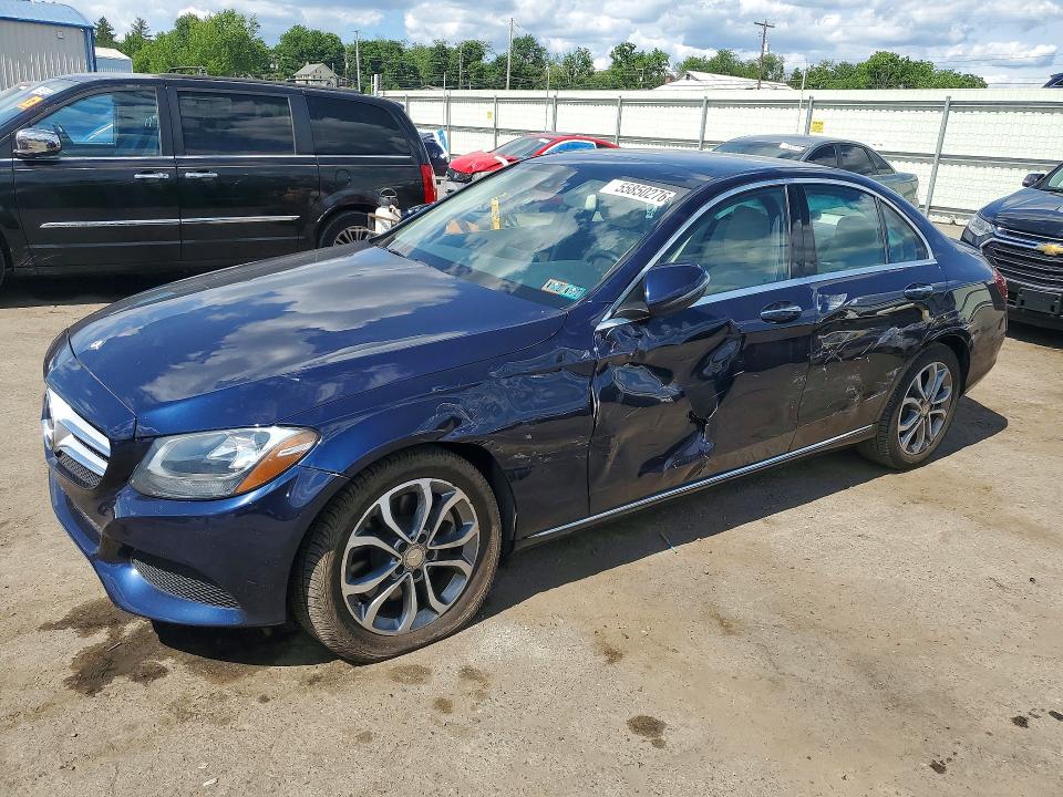 Auction sale of the 2016 Mercedes-benz C, vin: WDDWF4KB3GR140795, lot number: 55850276