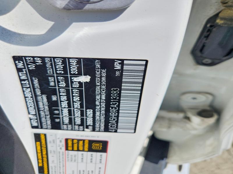 Aukcja sprzedaży 2014 Mercedes-benz Ml, vin: 4JGDA5HB9EA313983, numer aukcji: 55468386