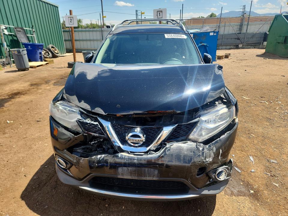 2015 Nissan Rogue მანქანა იყიდება აუქციონზე, vin: 5N1AT2MV7FC806272, აუქციონის ნომერი: 55840866