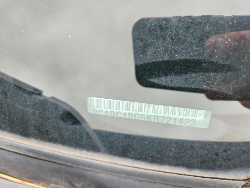 58390156 :رقم المزاد ، 2C4RC1BG5KR721423 vin ، 2019 Chrysler Pacifica مزاد بيع