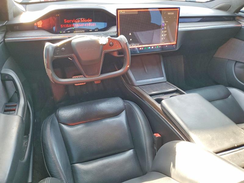 2021 Tesla Model S მანქანა იყიდება აუქციონზე, vin: 5YJSA1E58MF430351, აუქციონის ნომერი: 56123566