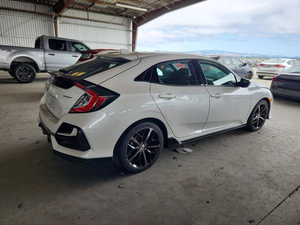 57021706 :رقم المزاد ، SHHFK7H40MU403261 vin ، 2021 Honda Civic 4d مزاد بيع
