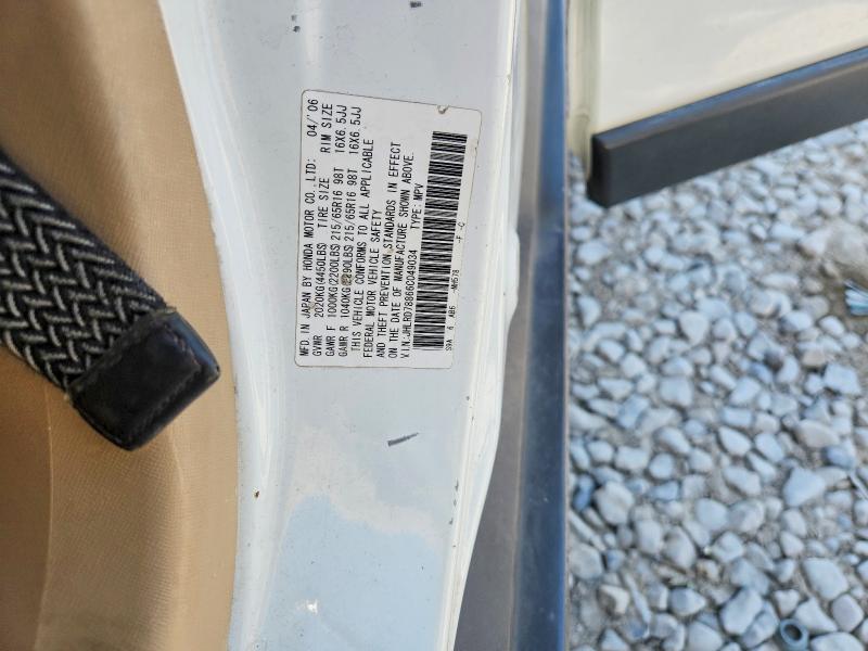 Aukcja sprzedaży 2006 Honda Cr-v, vin: JHLRD78866C049034, numer aukcji: 57898206