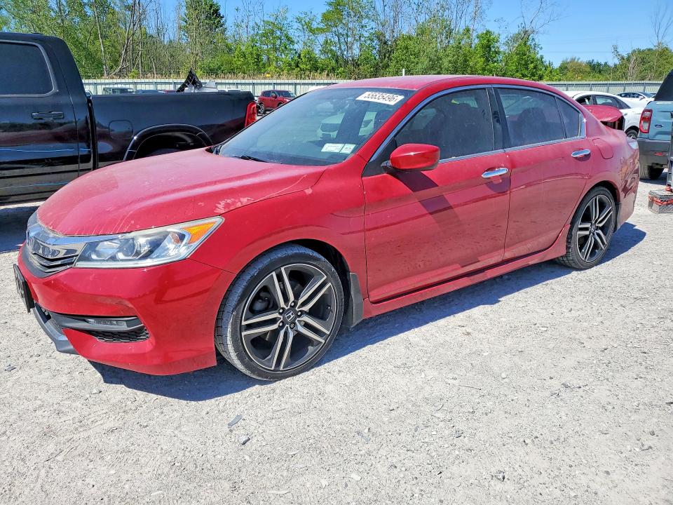 55635496 :رقم المزاد ، 1HGCR2F51GA204393 vin ، 2016 Honda Accord مزاد بيع