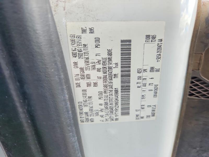 Aukcja sprzedaży 2016 Ford Transit, vin: 1FTYR1ZM6GKA59881, numer aukcji: 85625495