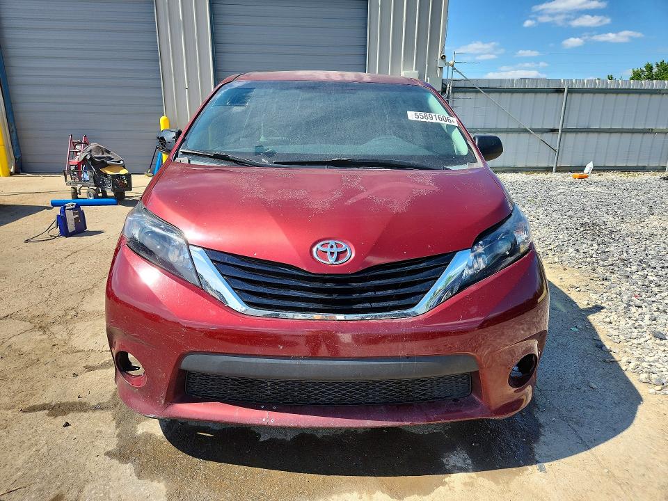 55891606 :رقم المزاد ، 5TDZK3DC9DS281841 vin ، 2013 Toyota Sienna مزاد بيع