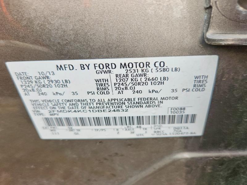Продажа на аукционе авто 2013 Ford Edge, vin: 2FMDK4KC1DBE24832, номер лота: 58267976