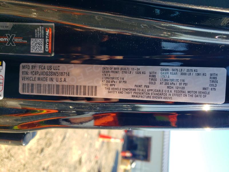 Aukcja sprzedaży 2025 Jeep Wrangler, vin: 1C4PJXDG3SW518714, numer aukcji: 56041266