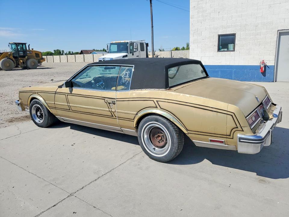 1980 Buick Riviera მანქანა იყიდება აუქციონზე, vin: 4Z57RAE412771, აუქციონის ნომერი: 57979686