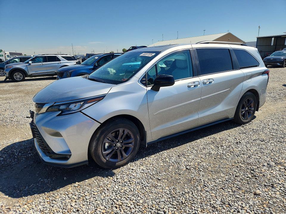58307326 :رقم المزاد ، 5TDDSKFC3RS146332 vin ، 2024 Toyota Sienna مزاد بيع