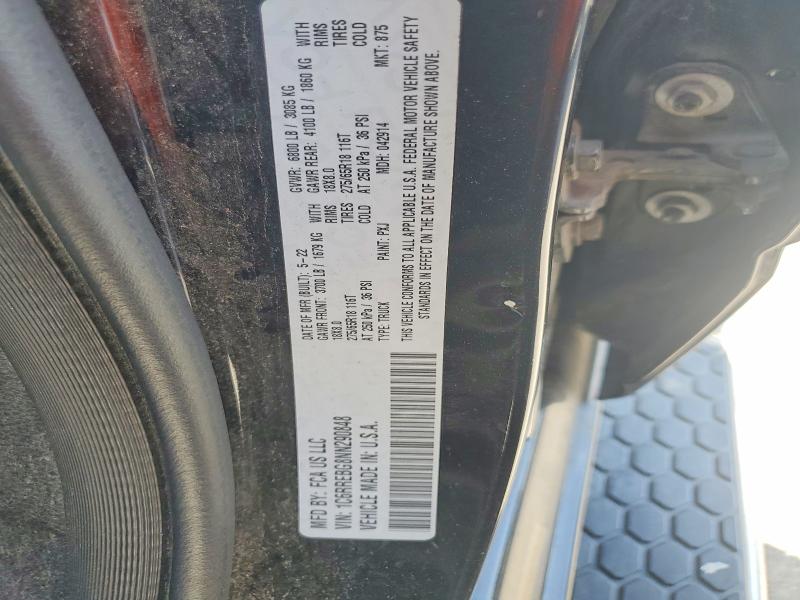 Продажа на аукционе авто 2022 Ram 1500, vin: 1C6RREBG8NN290848, номер лота: 59130086