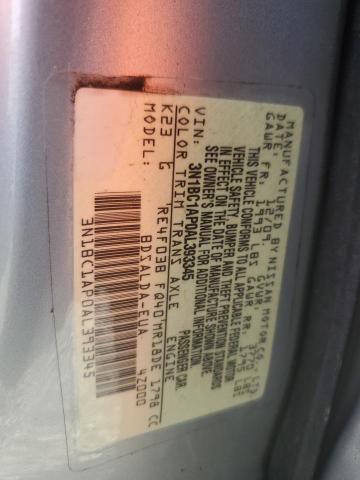 Aukcja sprzedaży 2010 Nissan Versa, vin: 3N1BC1AP0AL393345, numer aukcji: 57381036