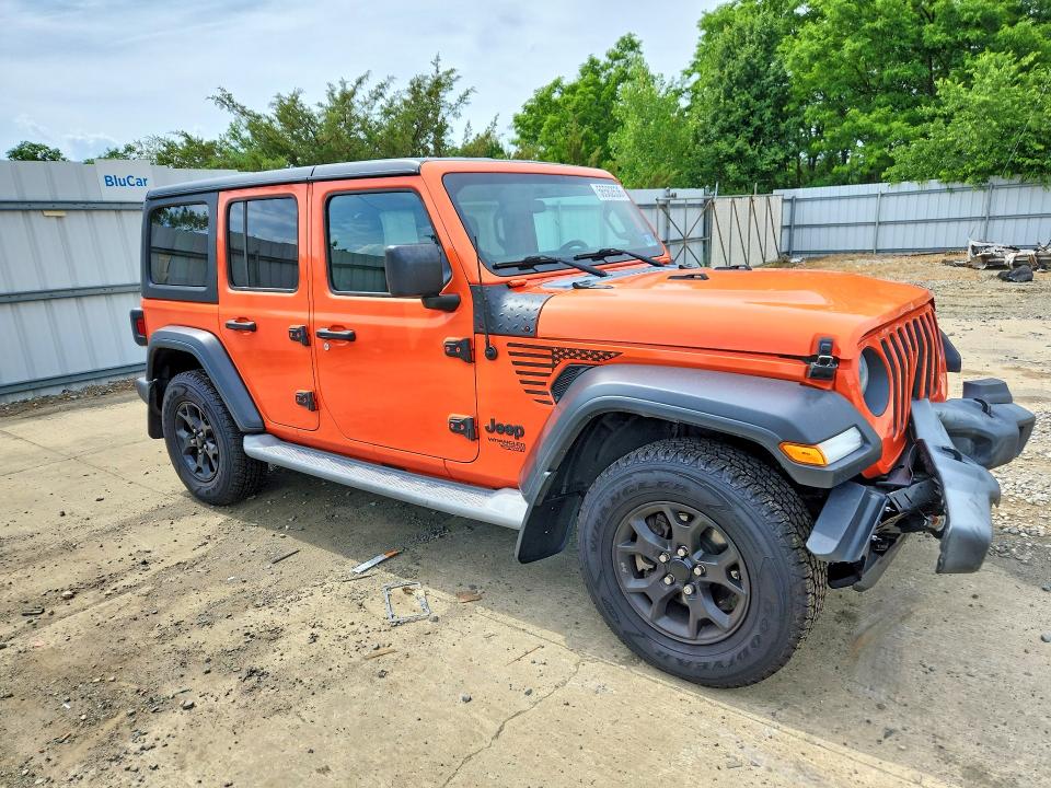 56562636 :رقم المزاد ، 1C4HJXDG8KW583692 vin ، 2019 Jeep Wrangler Unlimited مزاد بيع