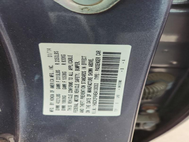 55465006 :رقم المزاد ، 1HGCR2F84EA139353 vin ، 2014 Honda Accord مزاد بيع