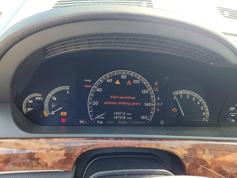 2007 Mercedes-benz S მანქანა იყიდება აუქციონზე, vin: WDDNG71X37A033297, აუქციონის ნომერი: 56736686