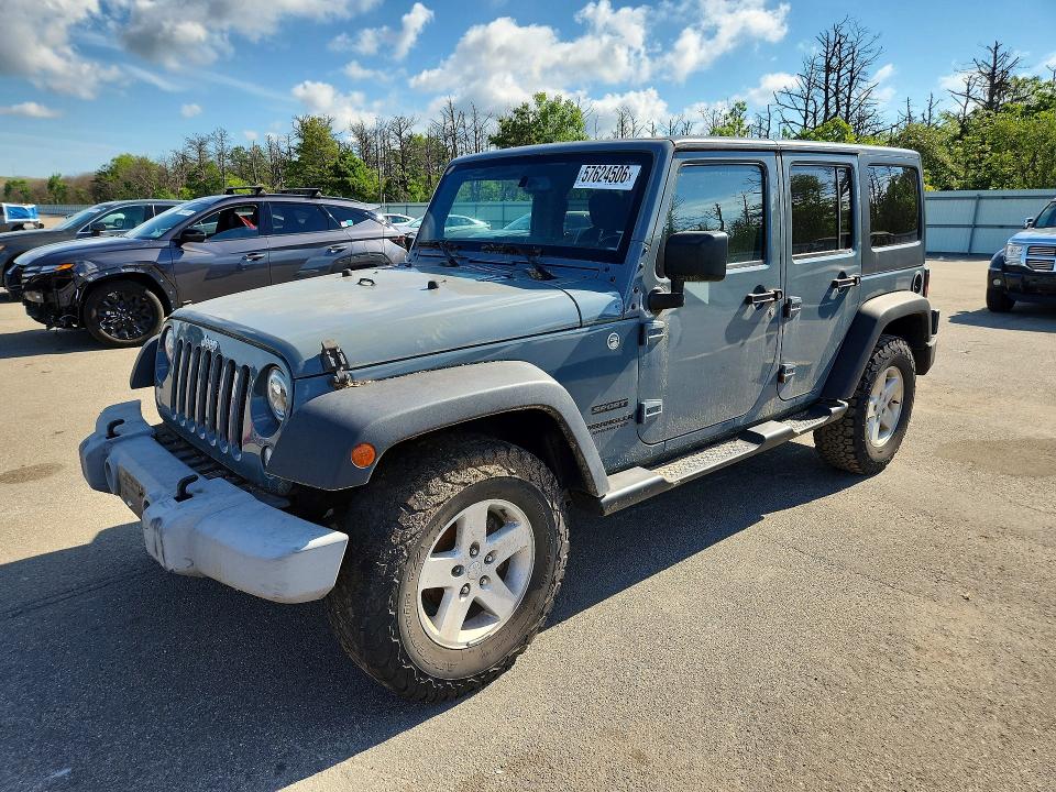 Продажа на аукционе авто 2015 Jeep Wrangler Unlimited, vin: 1C4BJWDG9FL556539, номер лота: 57624506