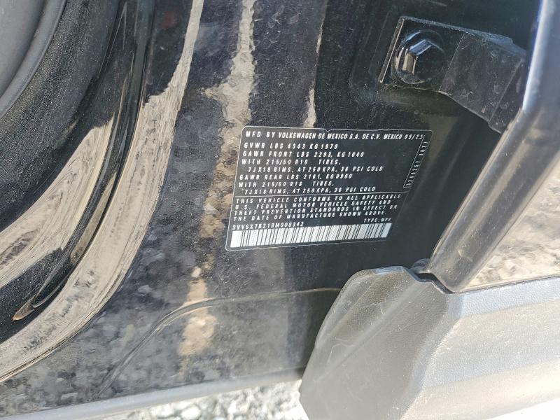 56465666 :رقم المزاد ، 3VVSX7B21RM008342 vin ، 2024 Volkswagen Taos مزاد بيع