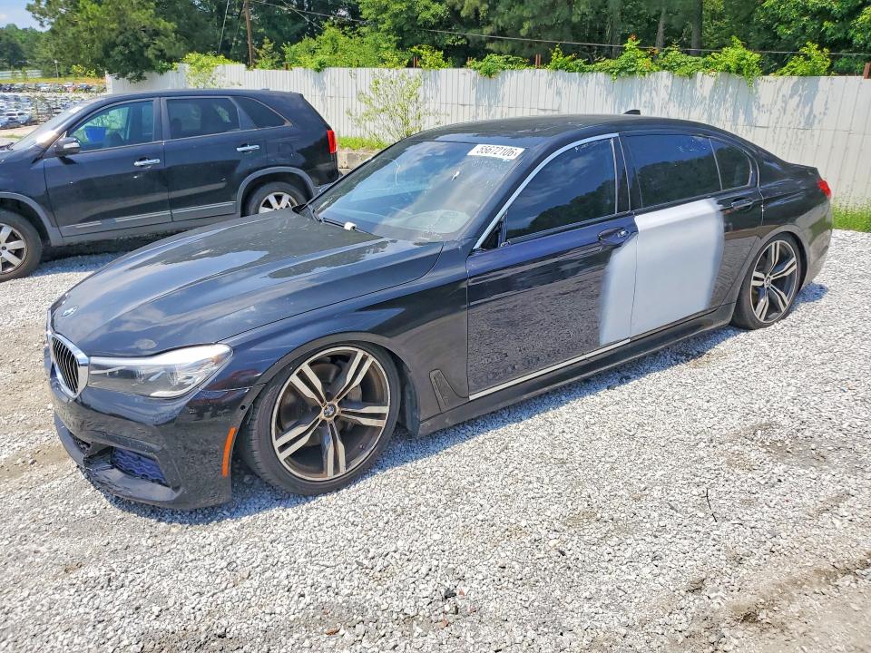 55672106 :رقم المزاد ، WBA7E2C52HG740376 vin ، 2017 Bmw 740 مزاد بيع