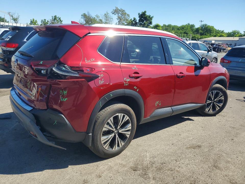 2021 Nissan Rogue მანქანა იყიდება აუქციონზე, vin: JN8AT3BB9MW236620, აუქციონის ნომერი: 55557296