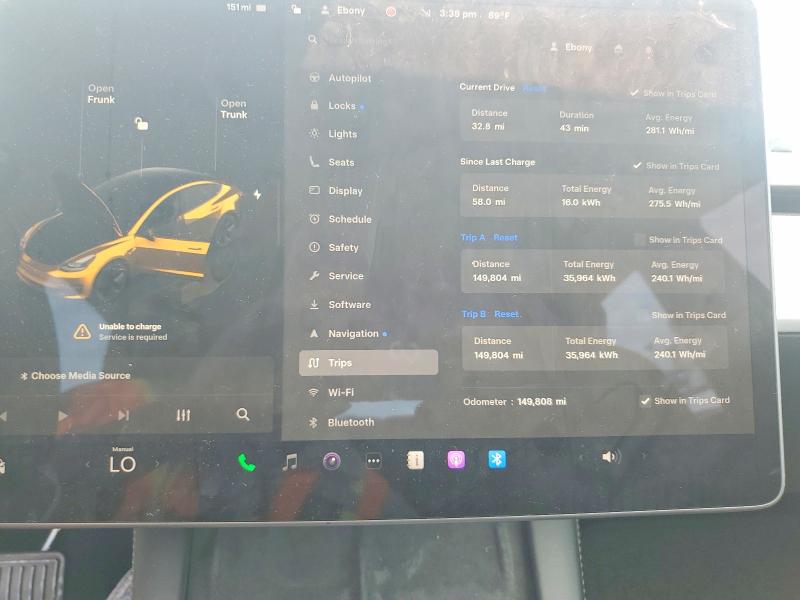 Aukcja sprzedaży 2022 Tesla Model 3, vin: 5YJ3E1EB1NF315154, numer aukcji: 57326886