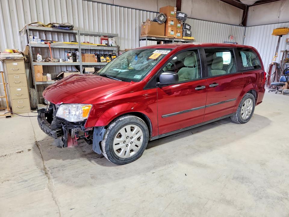 57661376 :رقم المزاد ، 2C4RDGBG9GR124850 vin ، 2016 Dodge Caravan مزاد بيع