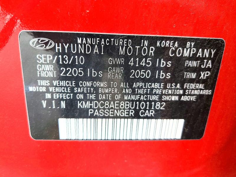 Aukcja sprzedaży 2011 Hyundai Elantra Touring, vin: KMHDC8AE8BU101182, numer aukcji: 56365256