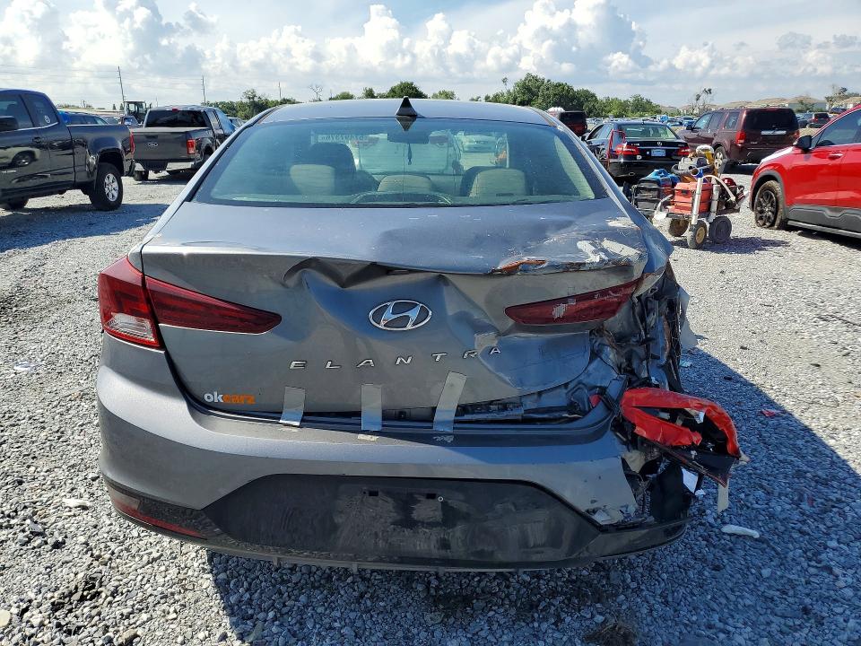 2019 Hyundai Elantra მანქანა იყიდება აუქციონზე, vin: KMHD84LF7KU845808, აუქციონის ნომერი: 57497376