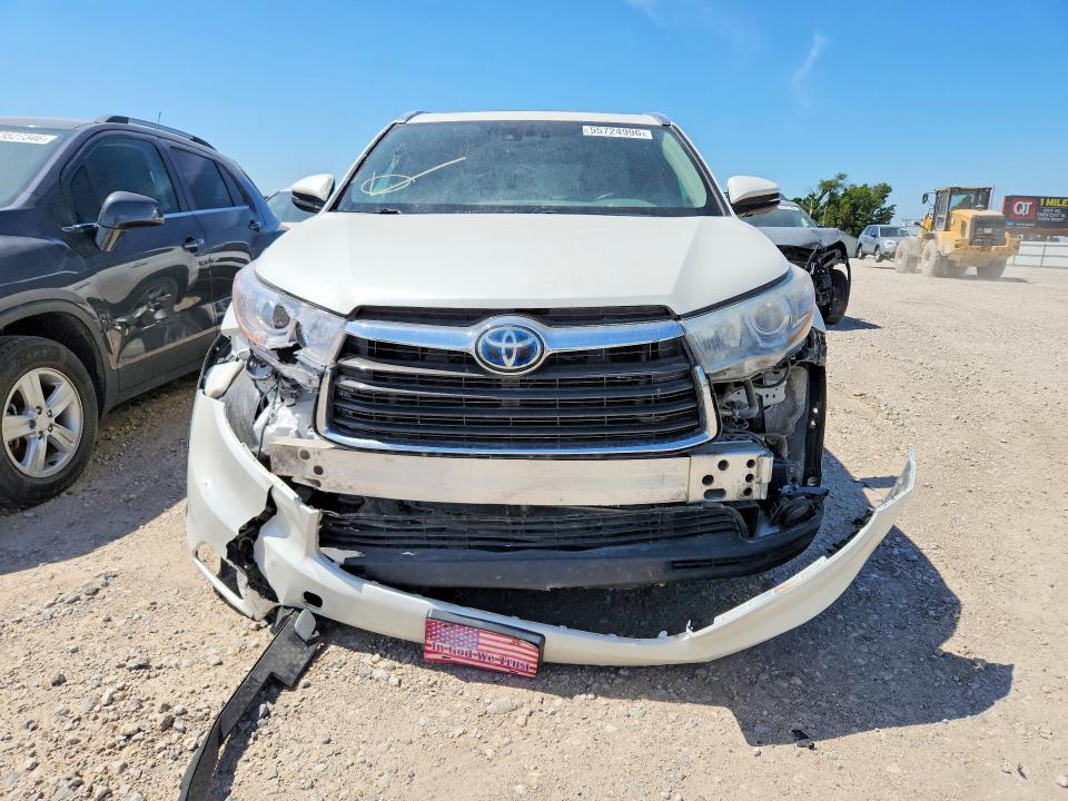 2016 Toyota Highlander Hybrid მანქანა იყიდება აუქციონზე, vin: 5TDDCRFH2GS018453, აუქციონის ნომერი: 55724996