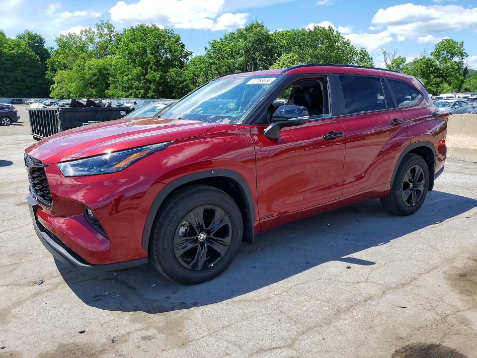 57768036 :رقم المزاد ، 5TDKBRCH8RS612949 vin ، 2024 Toyota Highlander Hybrid مزاد بيع
