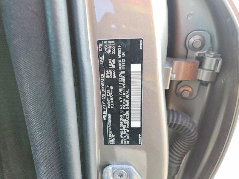 Продажа на аукционе авто 2019 Volvo S60, vin: 7JRA22TK7KG004999, номер лота: 58512816