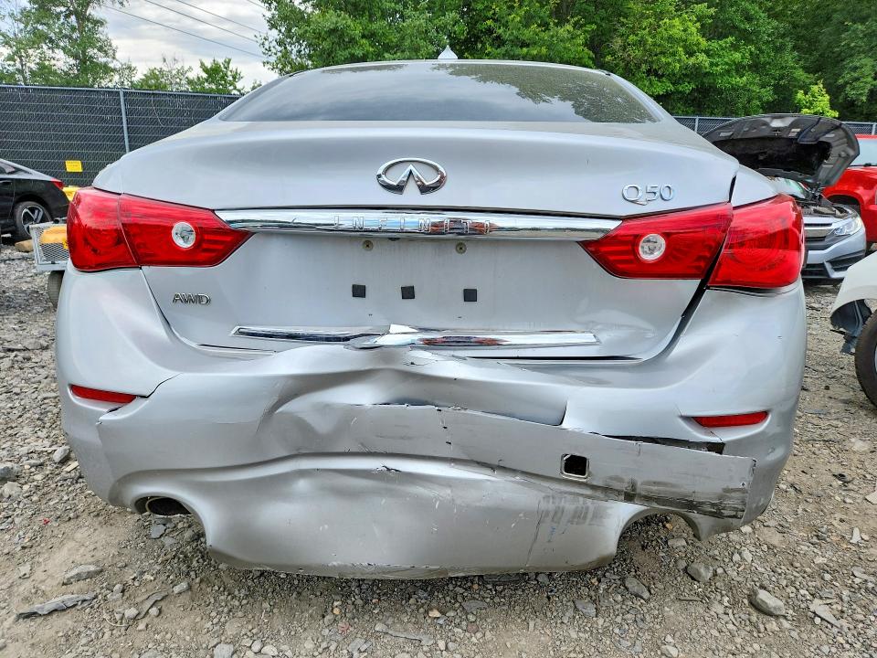 57474086 :رقم المزاد ، JN1BV7AR9EM702515 vin ، 2014 Infiniti Q50 مزاد بيع