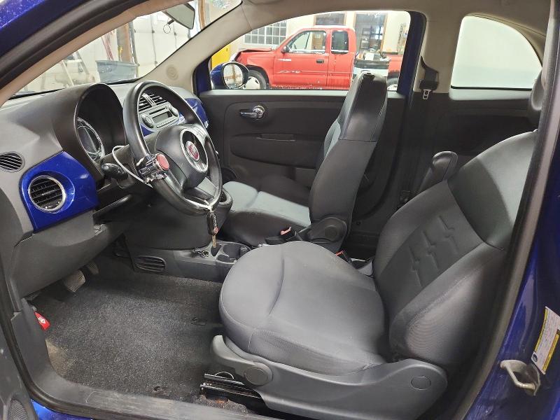 56839186 :رقم المزاد ، 3C3CFFAR0CT119237 vin ، 2012 Fiat 500 مزاد بيع