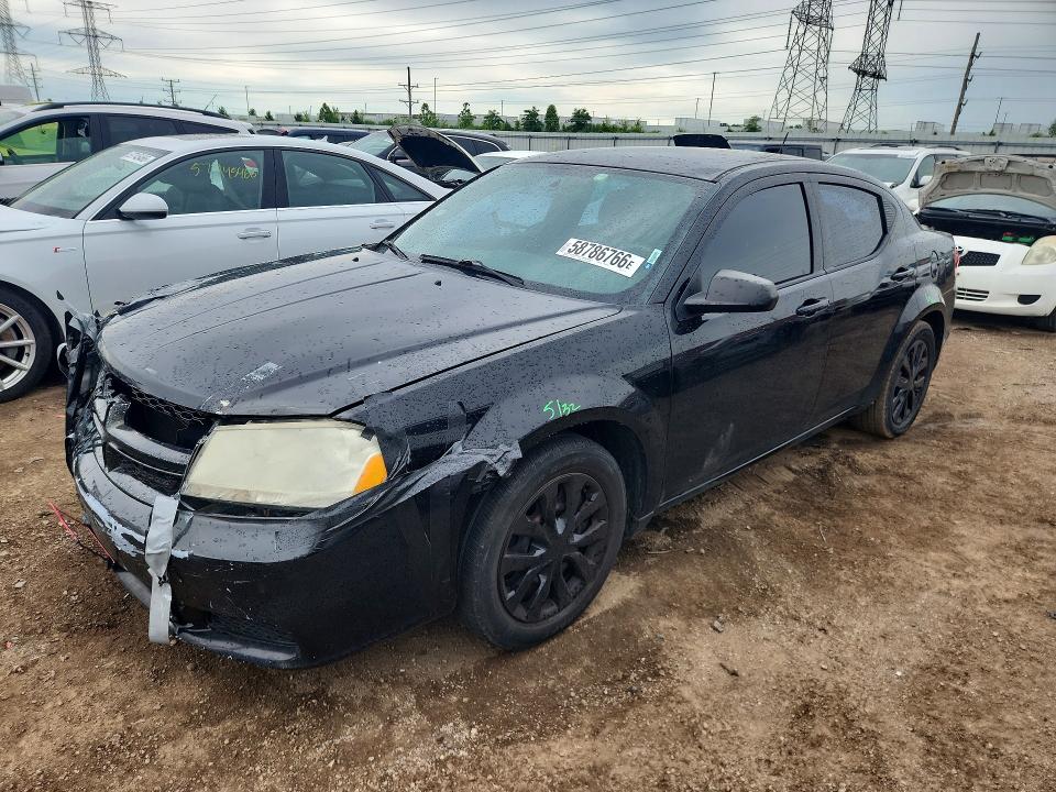 Продаж на аукціоні авто 2012 Dodge Avenger, vin: 1C3CDZAB7CN311118, номер лоту: 58786766