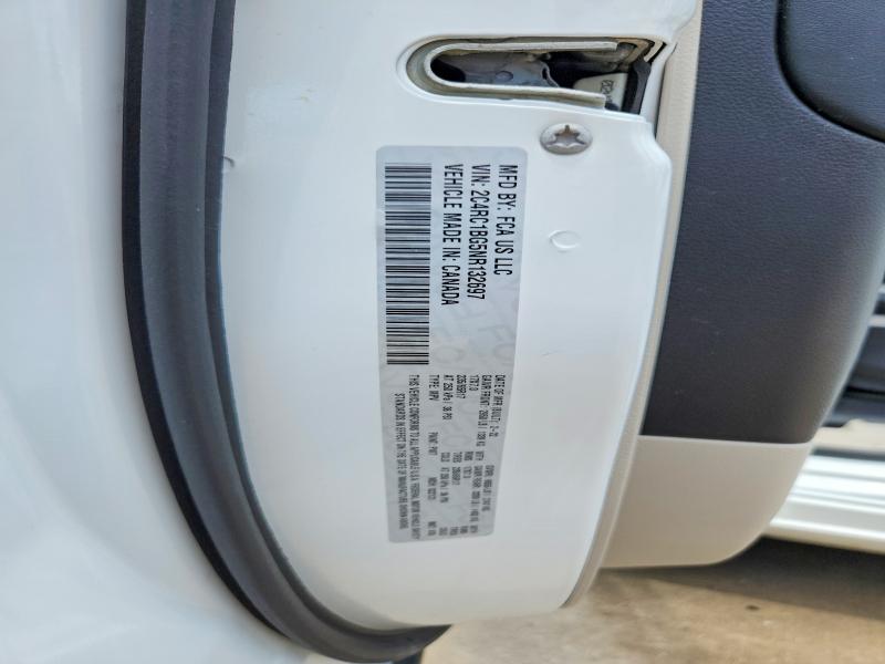 Продаж на аукціоні авто 2022 Chrysler Pacifica, vin: 2C4RC1BG5NR132697, номер лоту: 55106376
