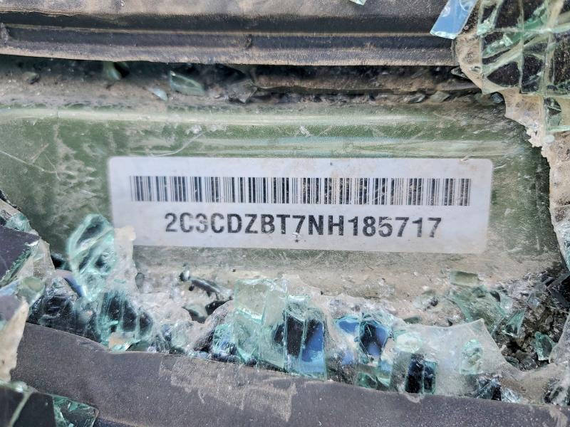 58428156 :رقم المزاد ، 2C3CDZBT7NH185717 vin ، 2022 Dodge Challenger مزاد بيع