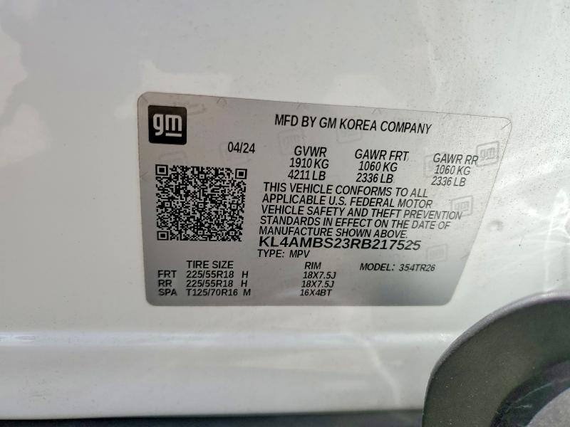 Продаж на аукціоні авто 2024 Buick Encore Gx, vin: KL4AMBS23RB217525, номер лоту: 55353096