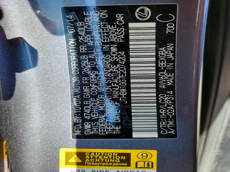 Продажа на аукционе авто 2014 Lexus Es, vin: JTHBW1GG7E2074204, номер лота: 56243906